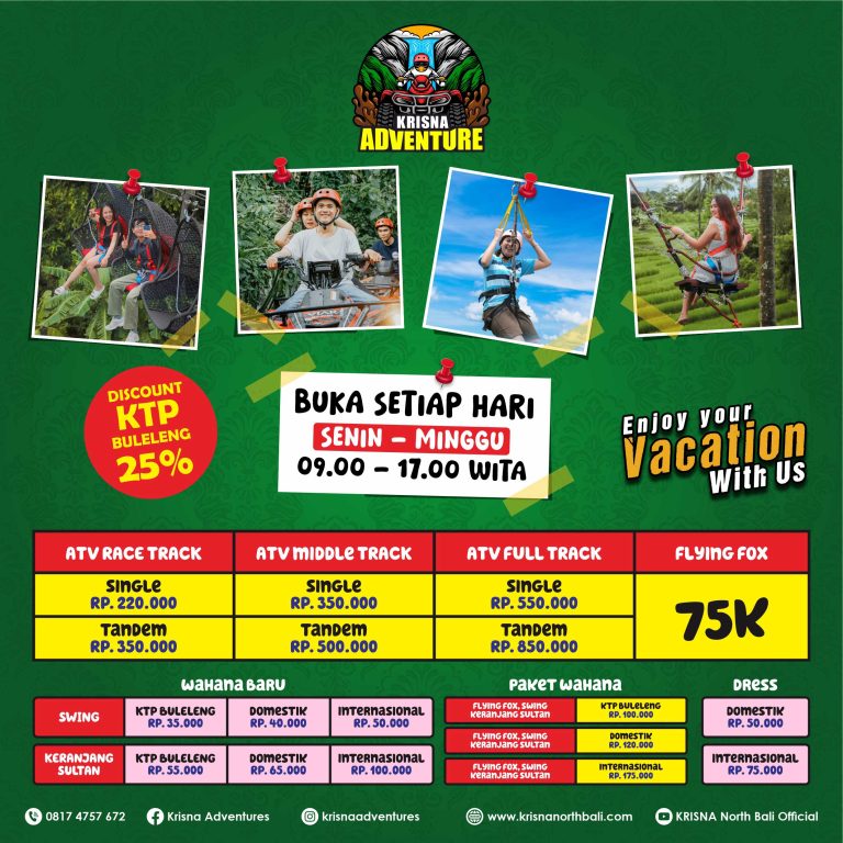 Jam buka krisna adventures