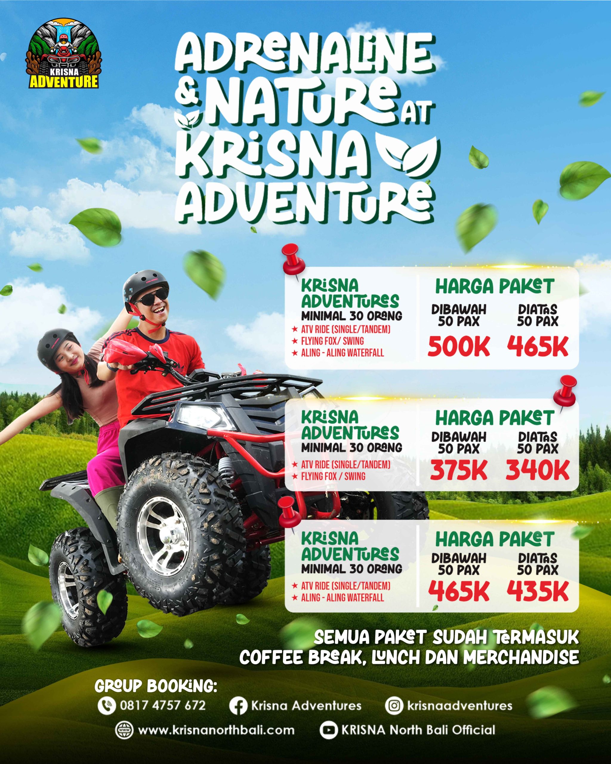 Paket Outbound Krisna Adventures